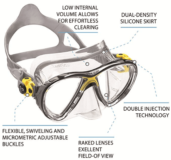 Cressi Sub Big Eyes Evolution Crystal Mask