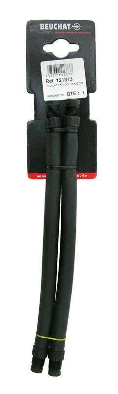 Beuchat 16mm Black Threaded Straight Bands