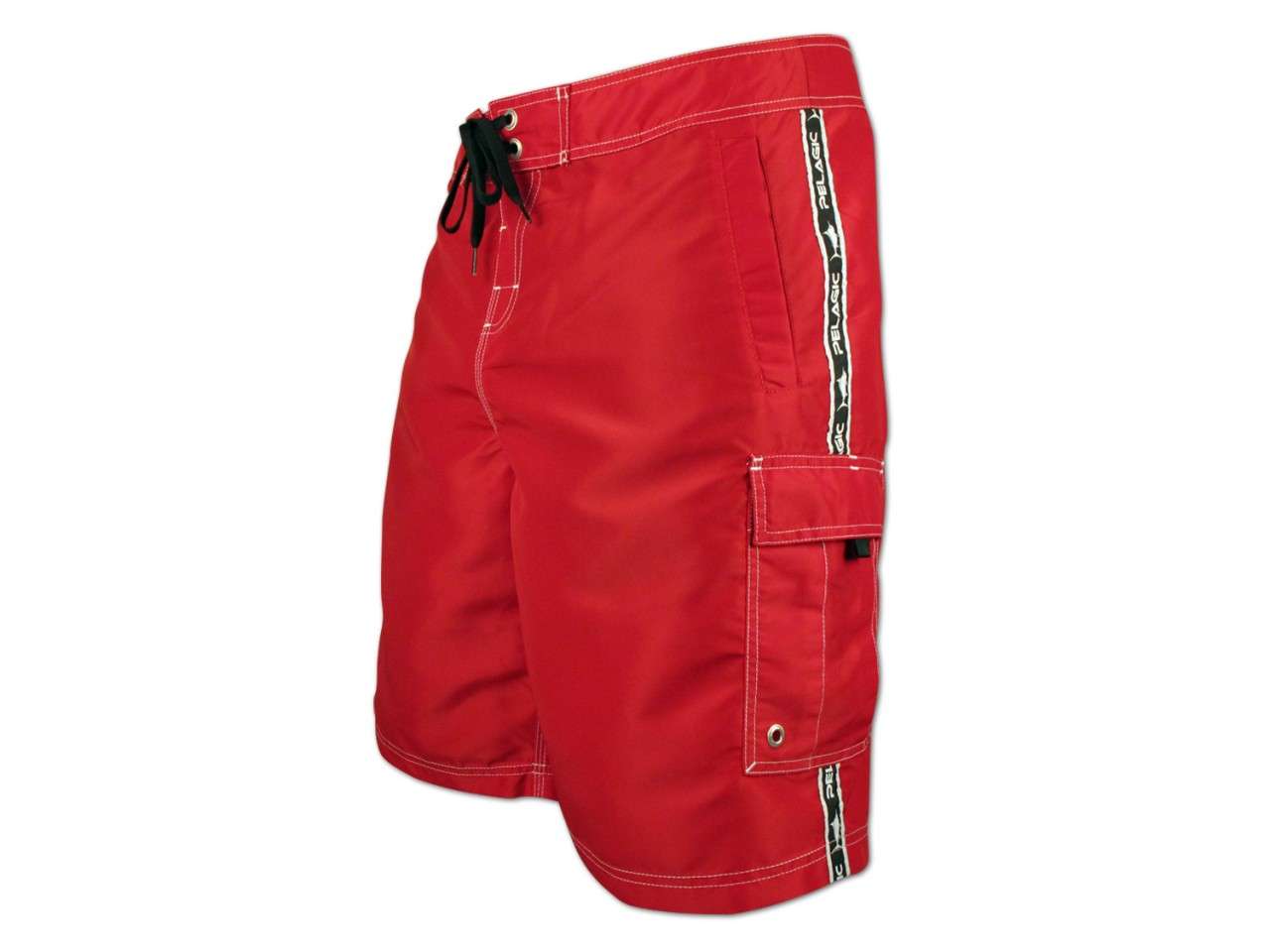 Pelagic Blackfin Board Shorts Red