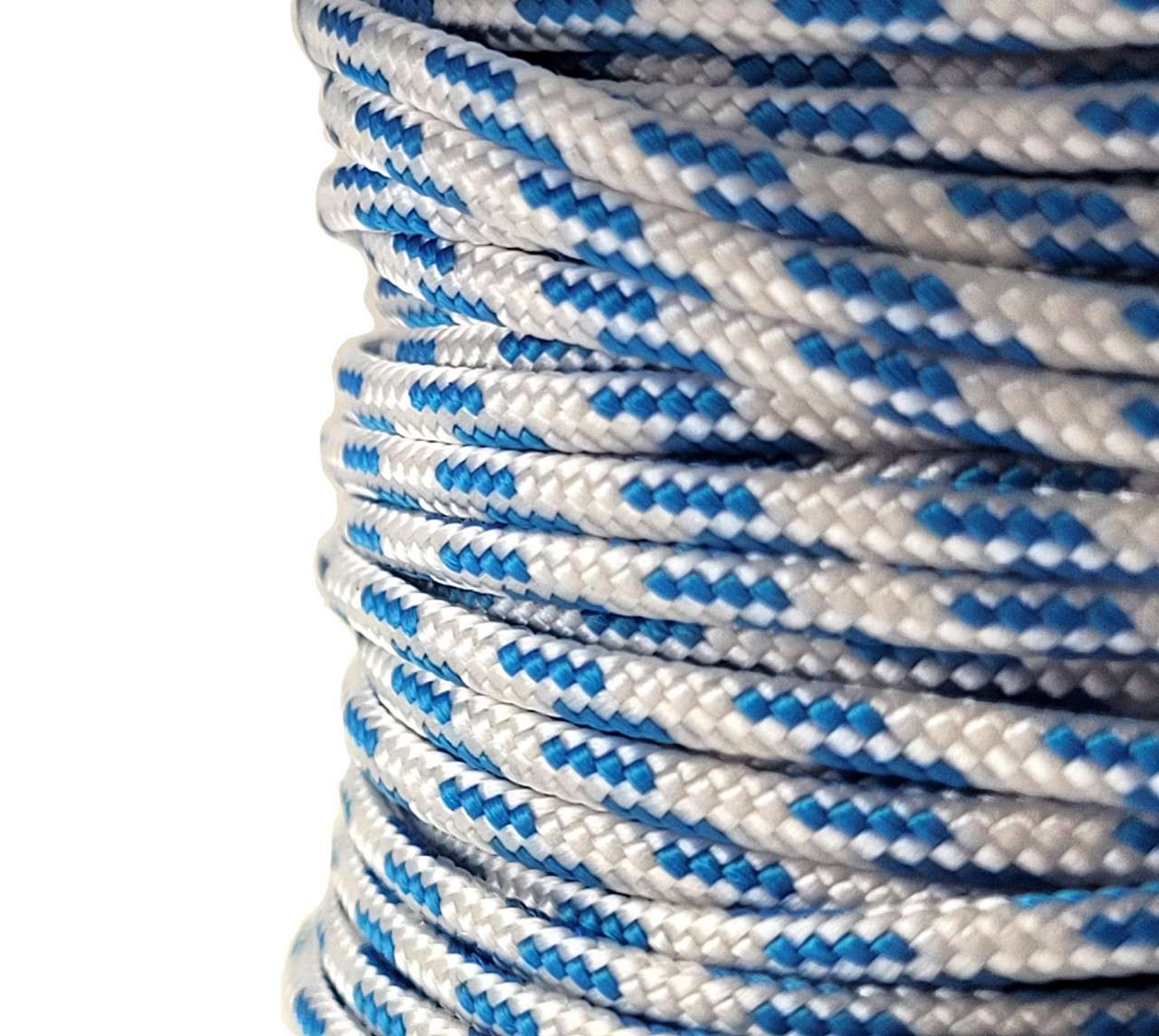 SpearPro Dyneema Cored Reel Line White with Blue Tracer 1.8mm