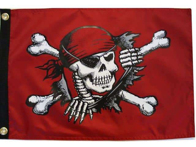 Flappin' Flag Break-Out Pirate Flag
