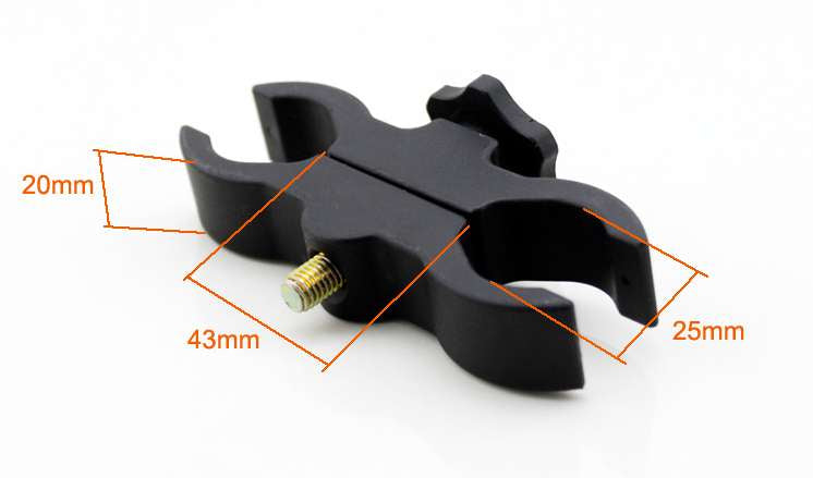 POM Flashlight Mount