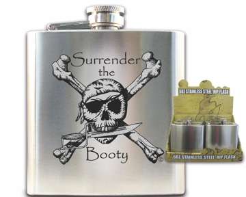 Pirate Flask: Surrender The Booty