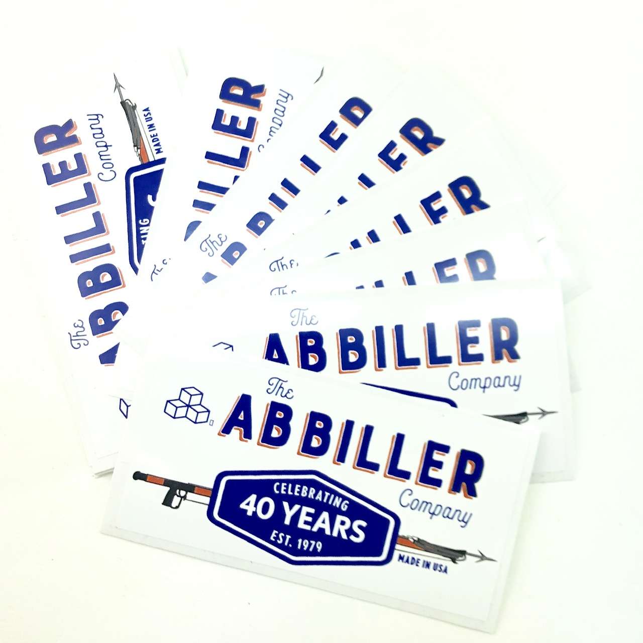 AB Biller 40year Anniversary Sticker