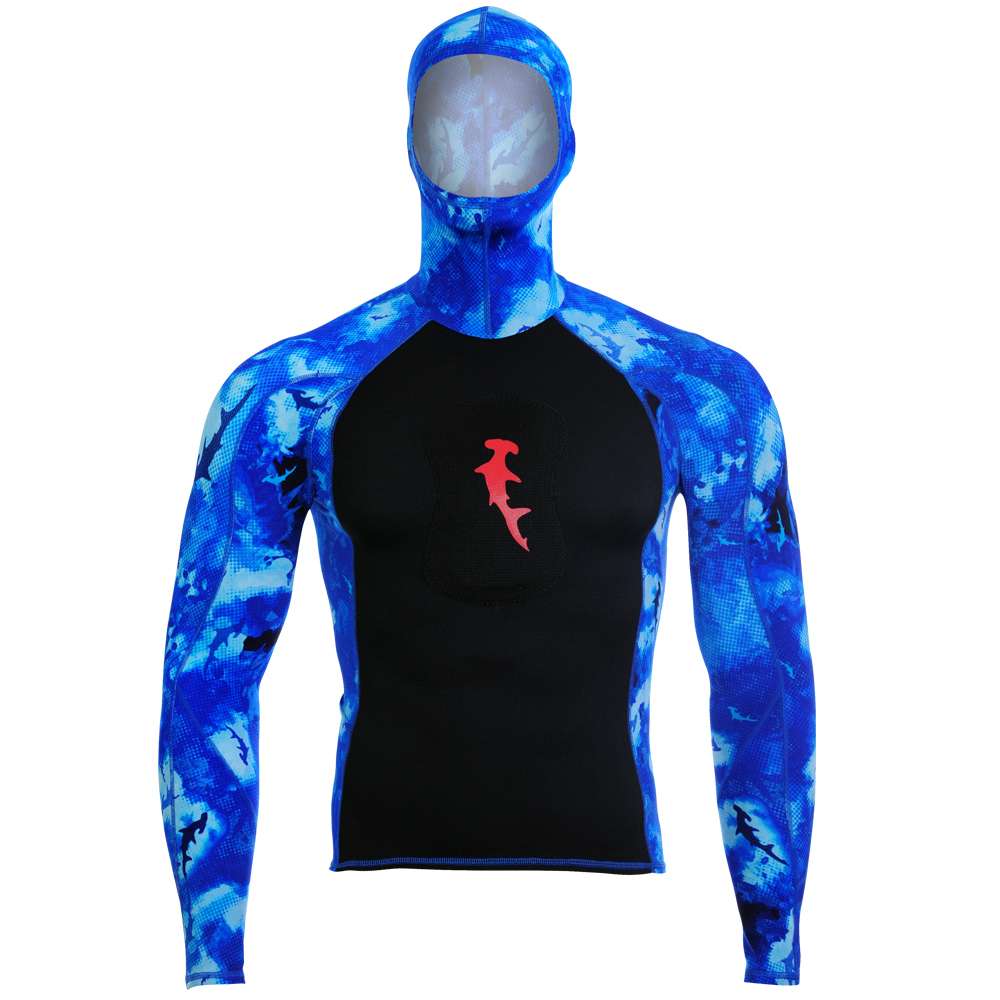 HammerHead Ambush Camo Blue Rashguard