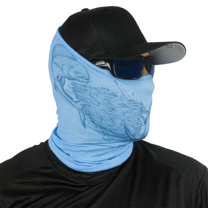 Salt Armor Blue Bait Ball Face Shield
