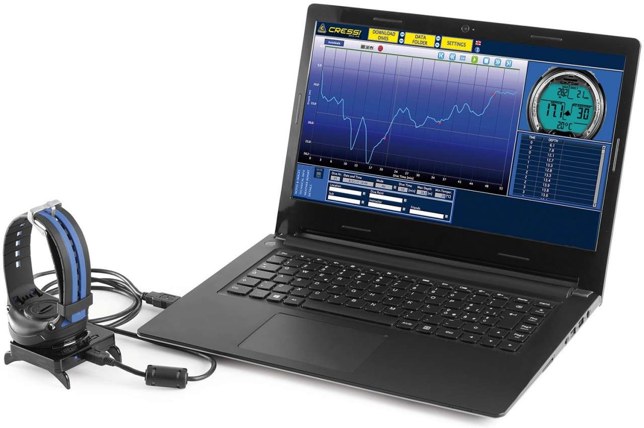 Cressi Sub Leonardo-Giotto Computer Interface