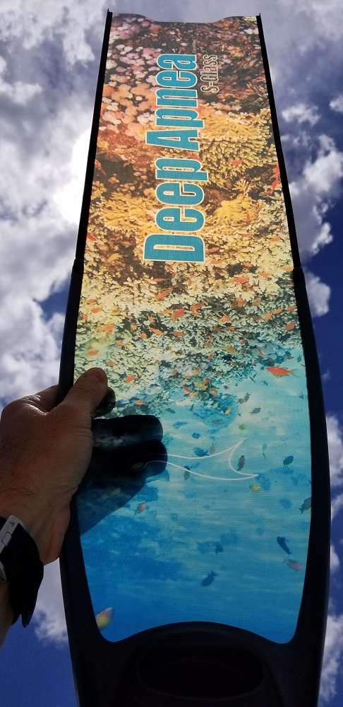 Deep Apnea S-Glass Coral Reef Fins