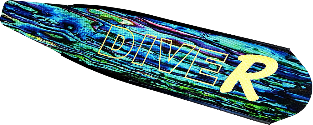 DiveR Paua Carbon Fiber Fin Blades