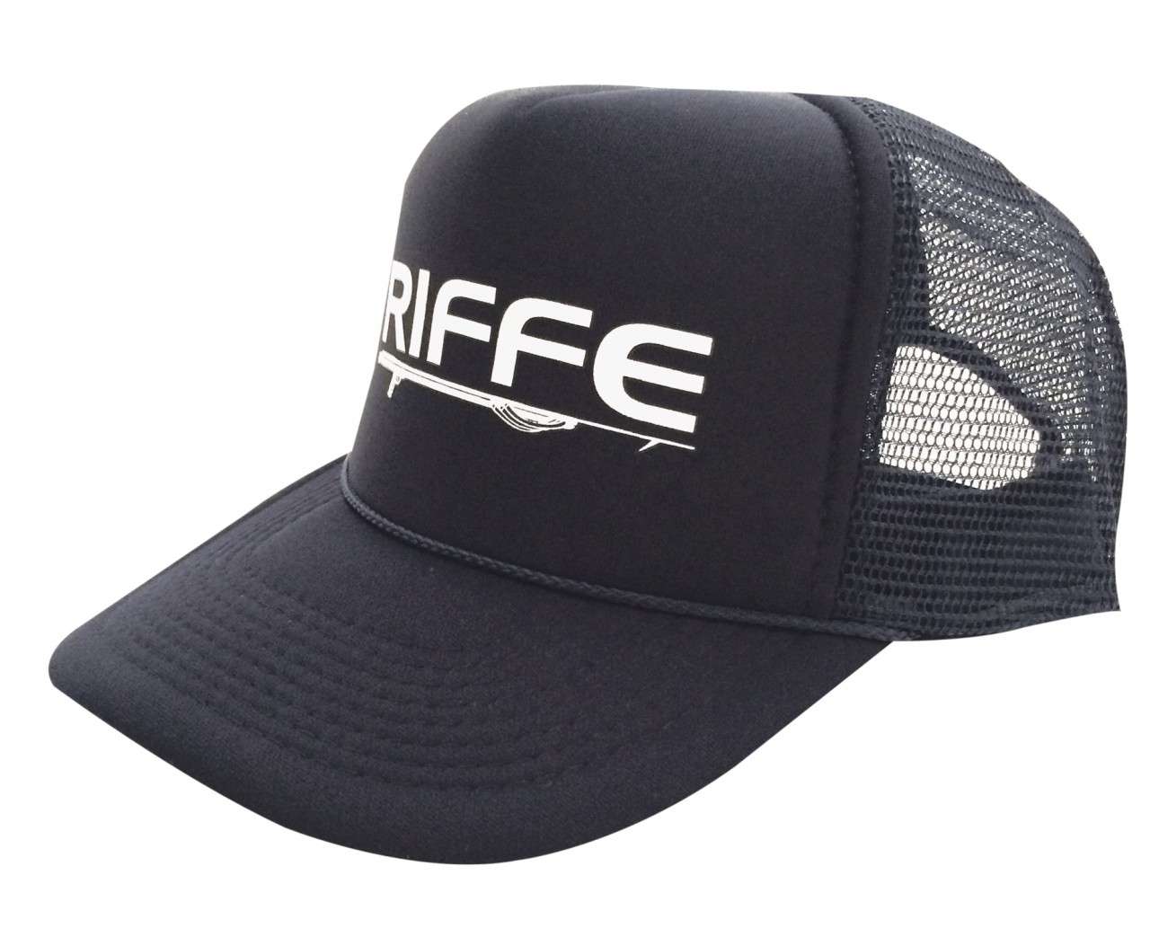 Riffe Black Gunner Trucker Hat