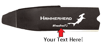 Hammerhead T700 Carbon Fiber Custom Fin Blades