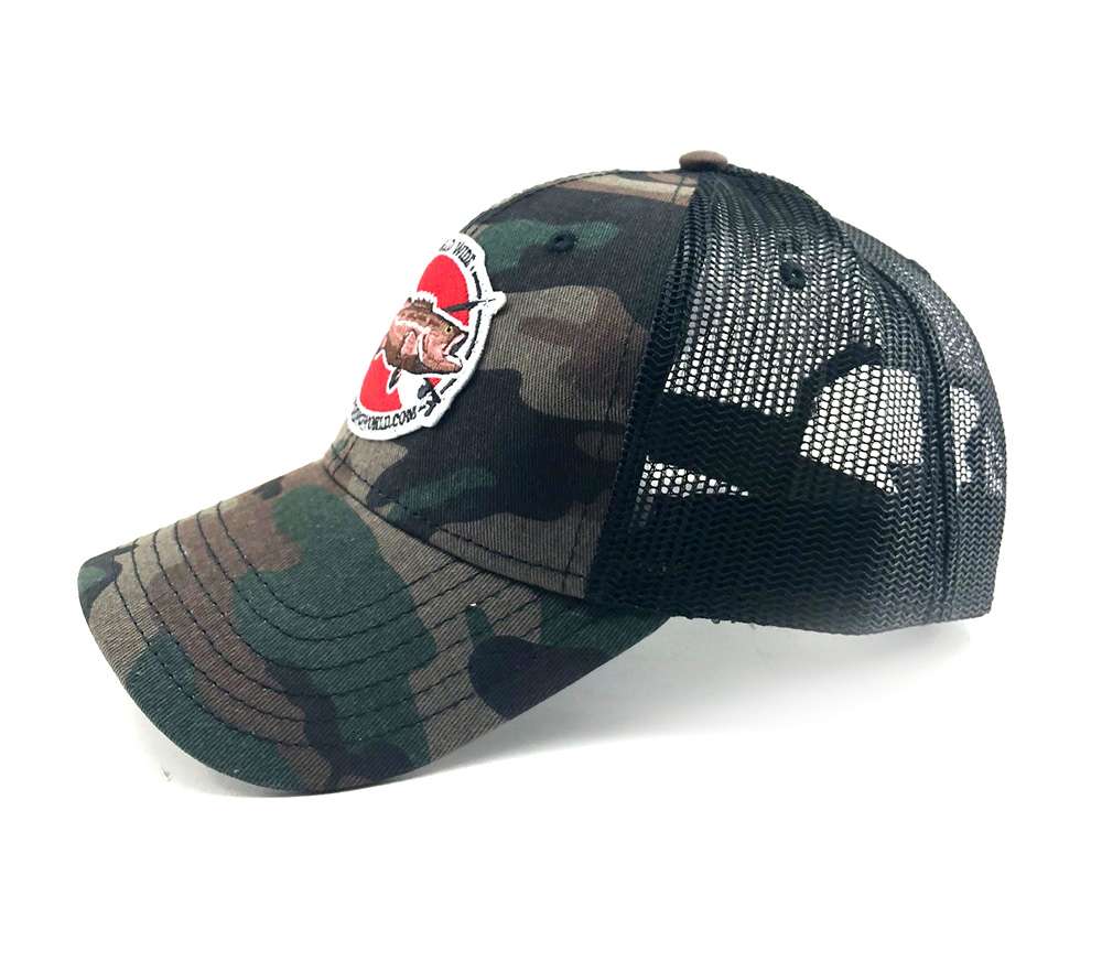 Spearfishing World Trucker Hat Camo