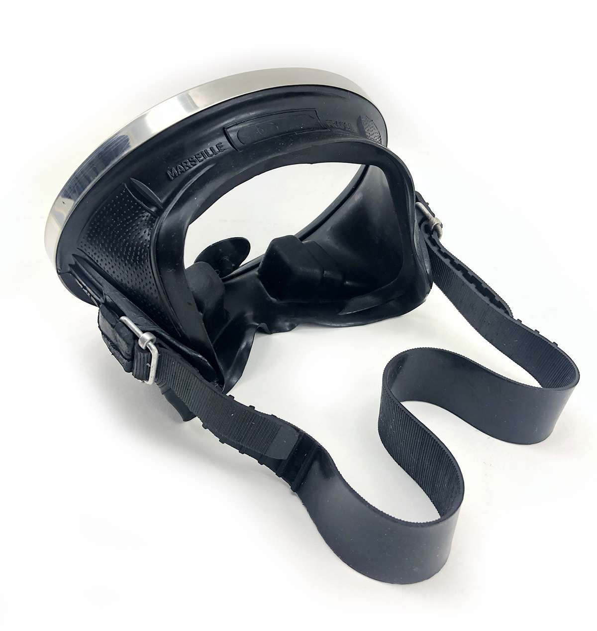 Round Glass Classic Rubber Scuba Mask with Purge