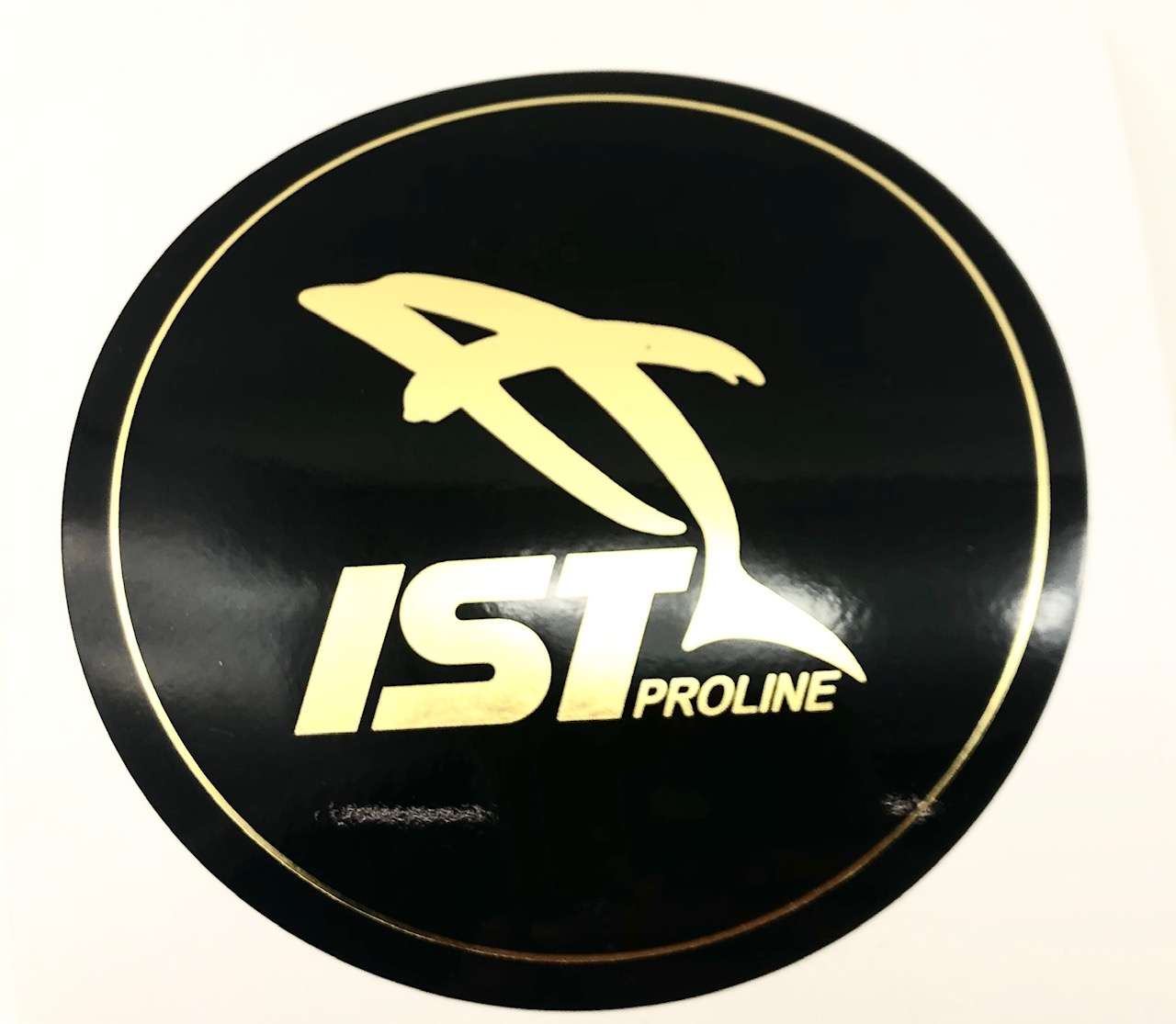IST Black and Gold Sticker