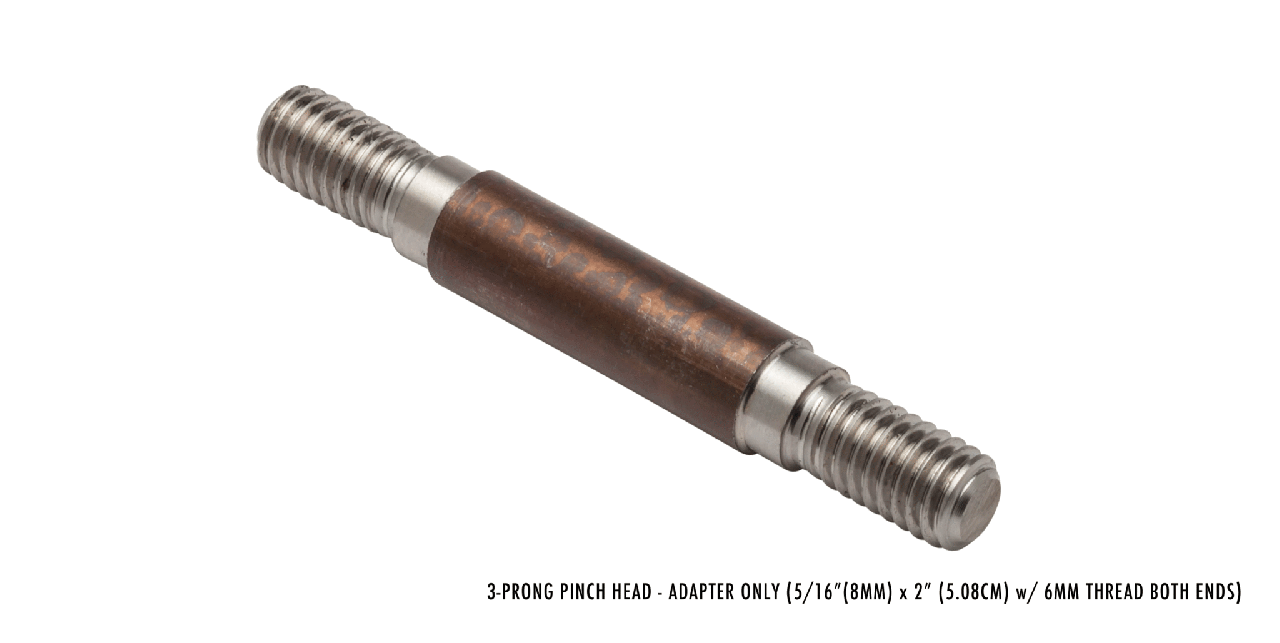 Riffe 3 Prong Pinch Head Assembly w/ Adapter for Polespear