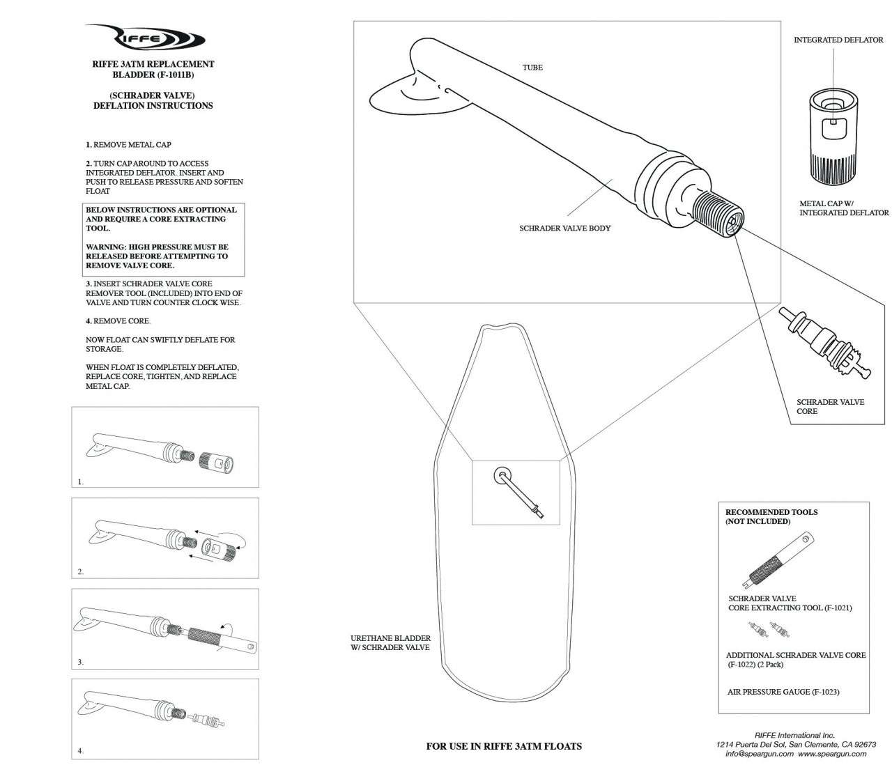 Bladder Replacement for Atmosphere/Torpedo Float