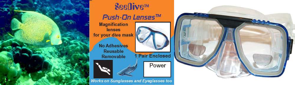 SeeDive Push-On Lenses