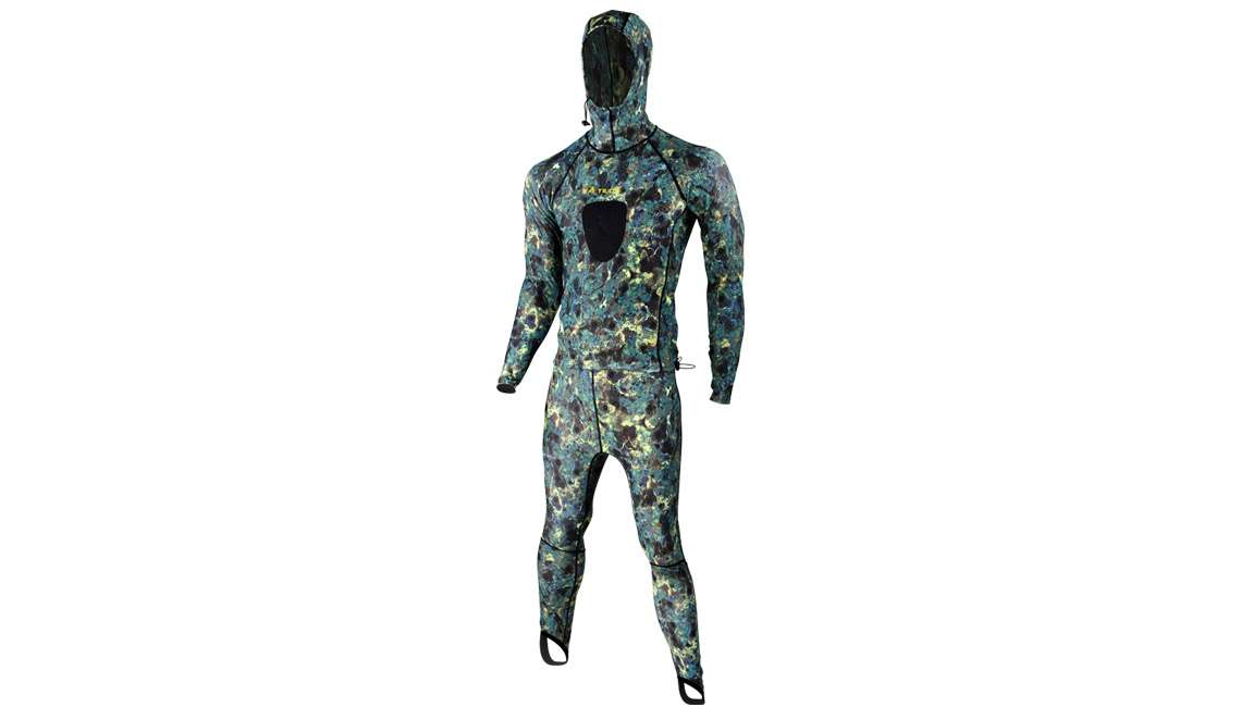 Tilos Green Camo Spearfishing Lycra