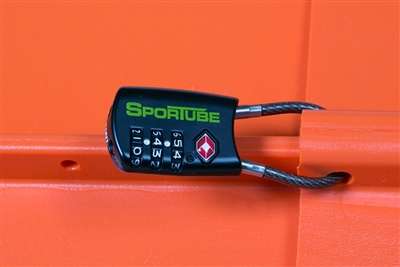 Sportube Combination Cable TSA Lock
