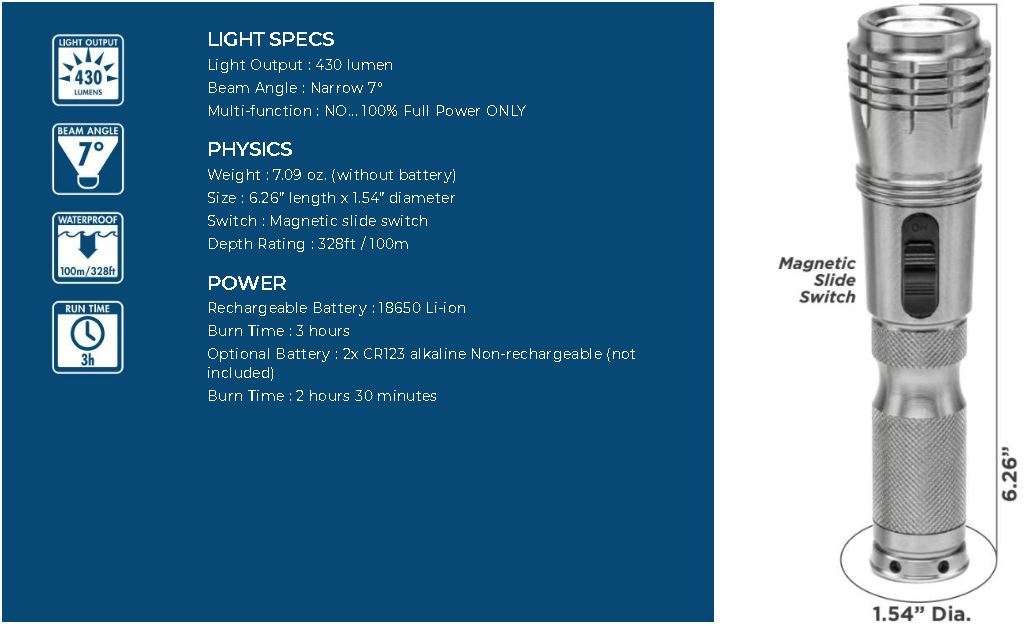 Tovatec IFL660-R Flashlight