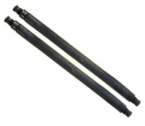 Beuchat 18mm Black Threaded Straight Bands