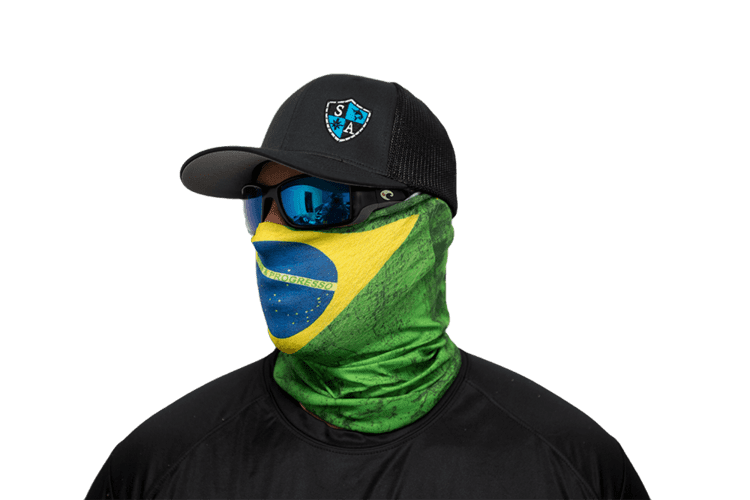 Salt Armor Brazil Flag Face Shield