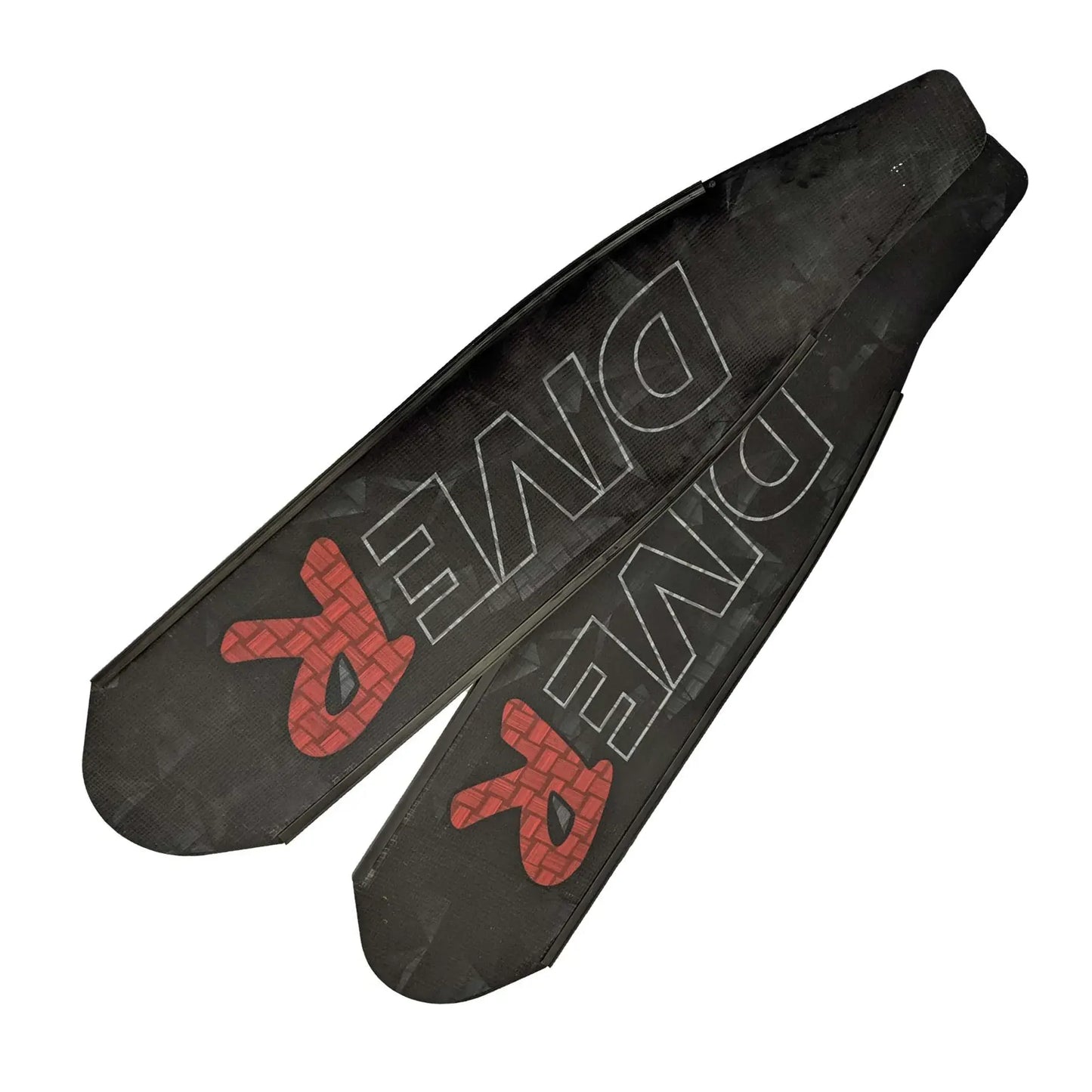 DiveR Innegra Black Carbon Fiber Fin Blades