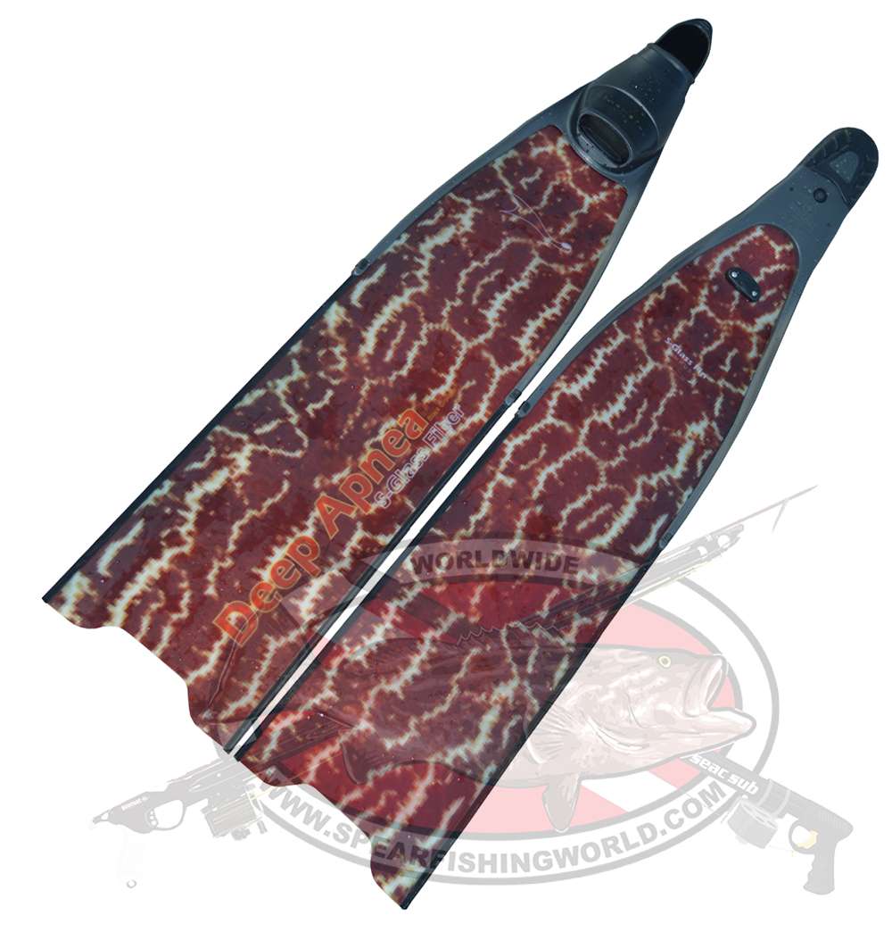 Deep Apnea S-Glass Black Grouper Fins