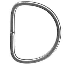 D-Ring Solid Stainless Steel