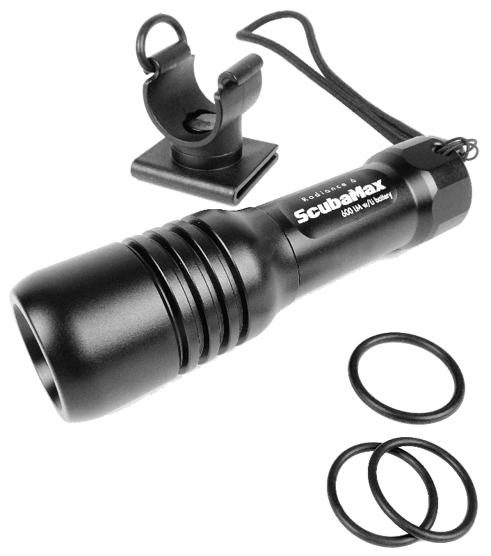 ScubaMax Dive Light and Keeper