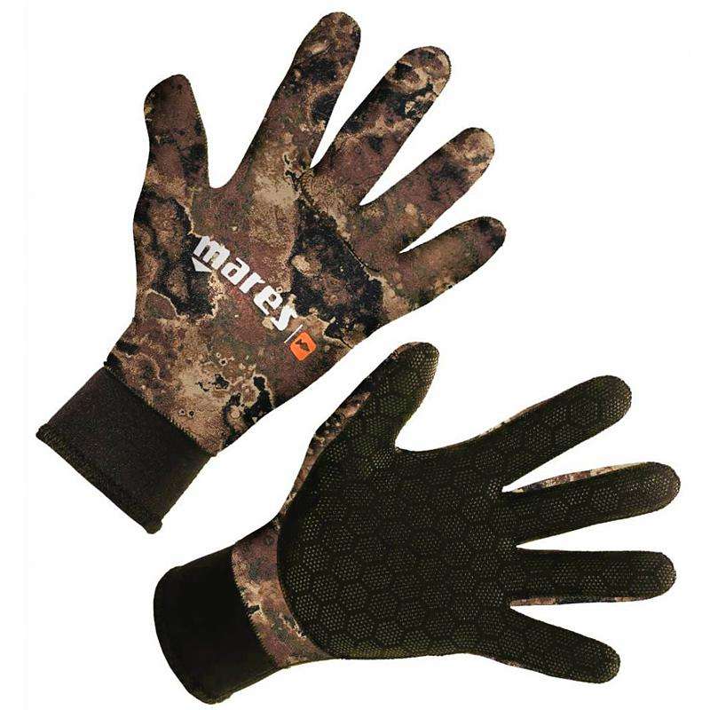 Mares 3mm Pure Instinct Brown Camo Gloves