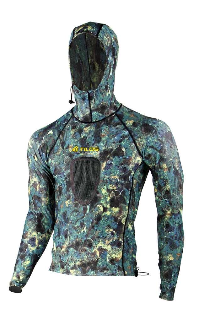 Tilos Green Camo Spearfishing Lycra