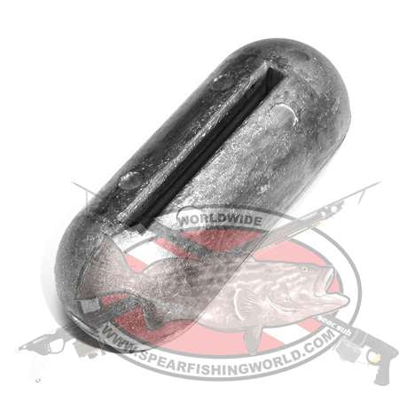 Uncoated Lead Weight Bullet Shape 2 Lbs.