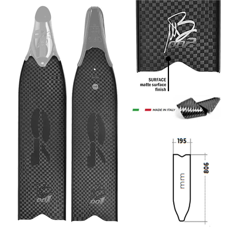 C4 MB001 Fins BLADES Only (PAIR)