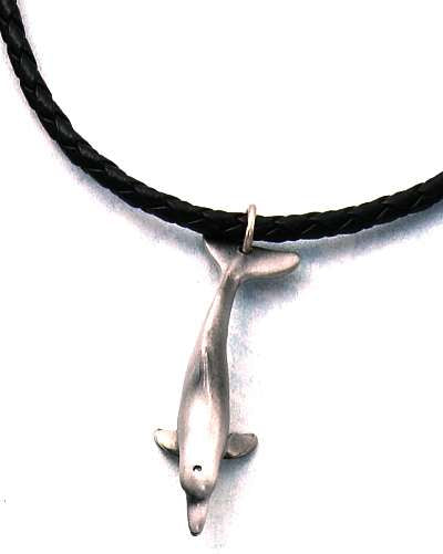 Pewter Pendant Dolphin