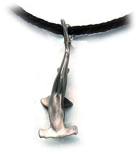 Pewter Pendant Hammerhead