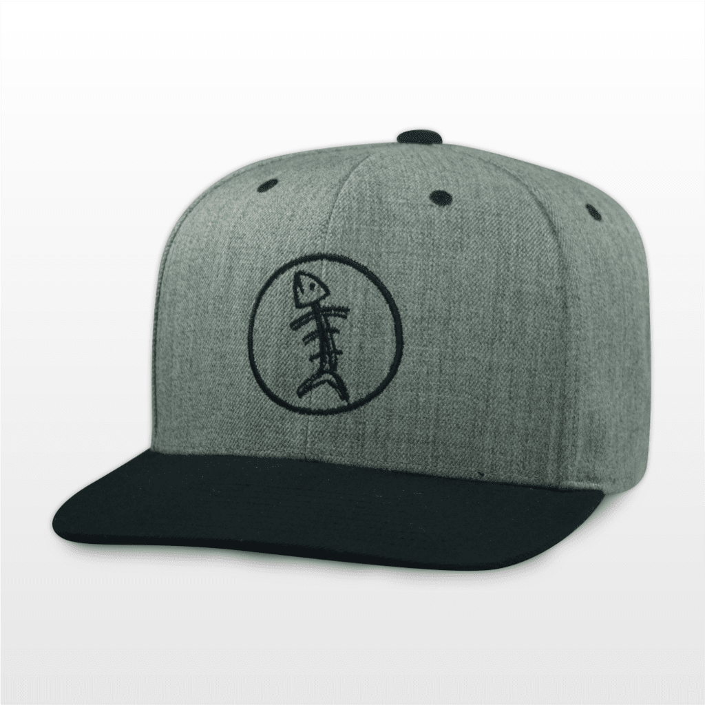 Speared Premium Icon Heather/Black Snapback Hat