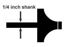 Neptonics 1/2-Inch Round Over Router Bit