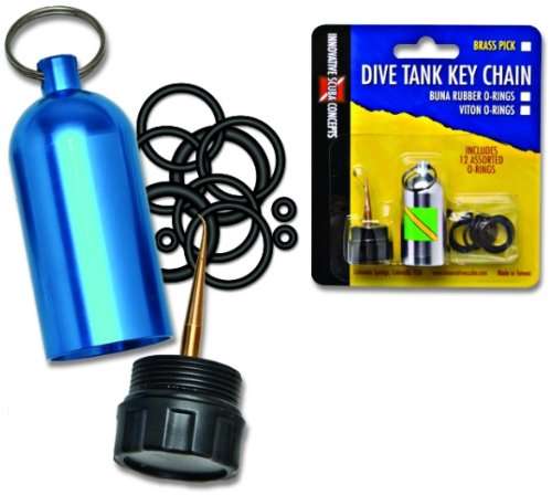 Dive Tank O-Ring Kit Keychain With Pick