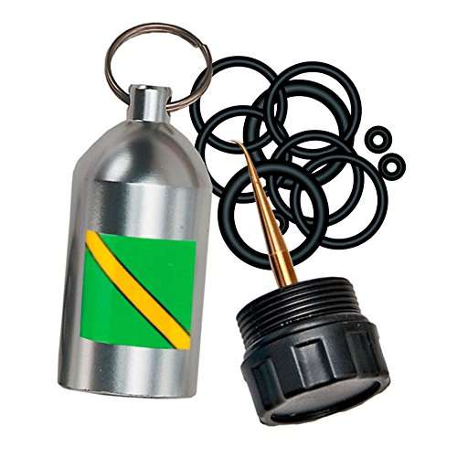 Dive Tank O-Ring Kit Keychain With Pick