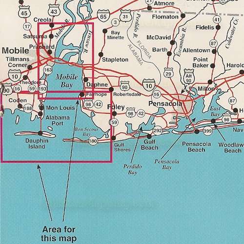 Top Spots Map Alabama