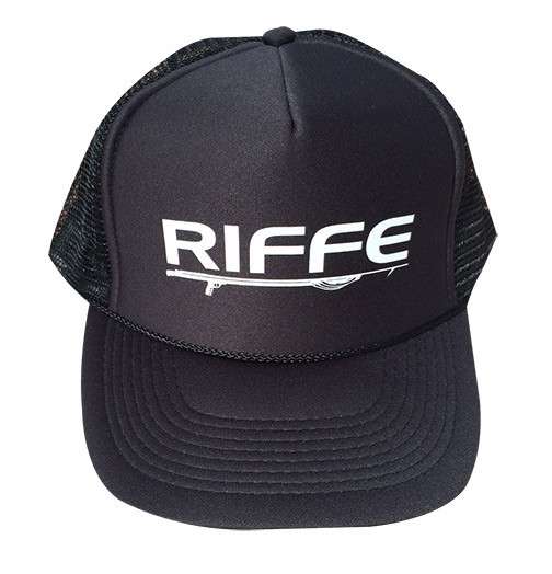Riffe Black Gunner Trucker Hat