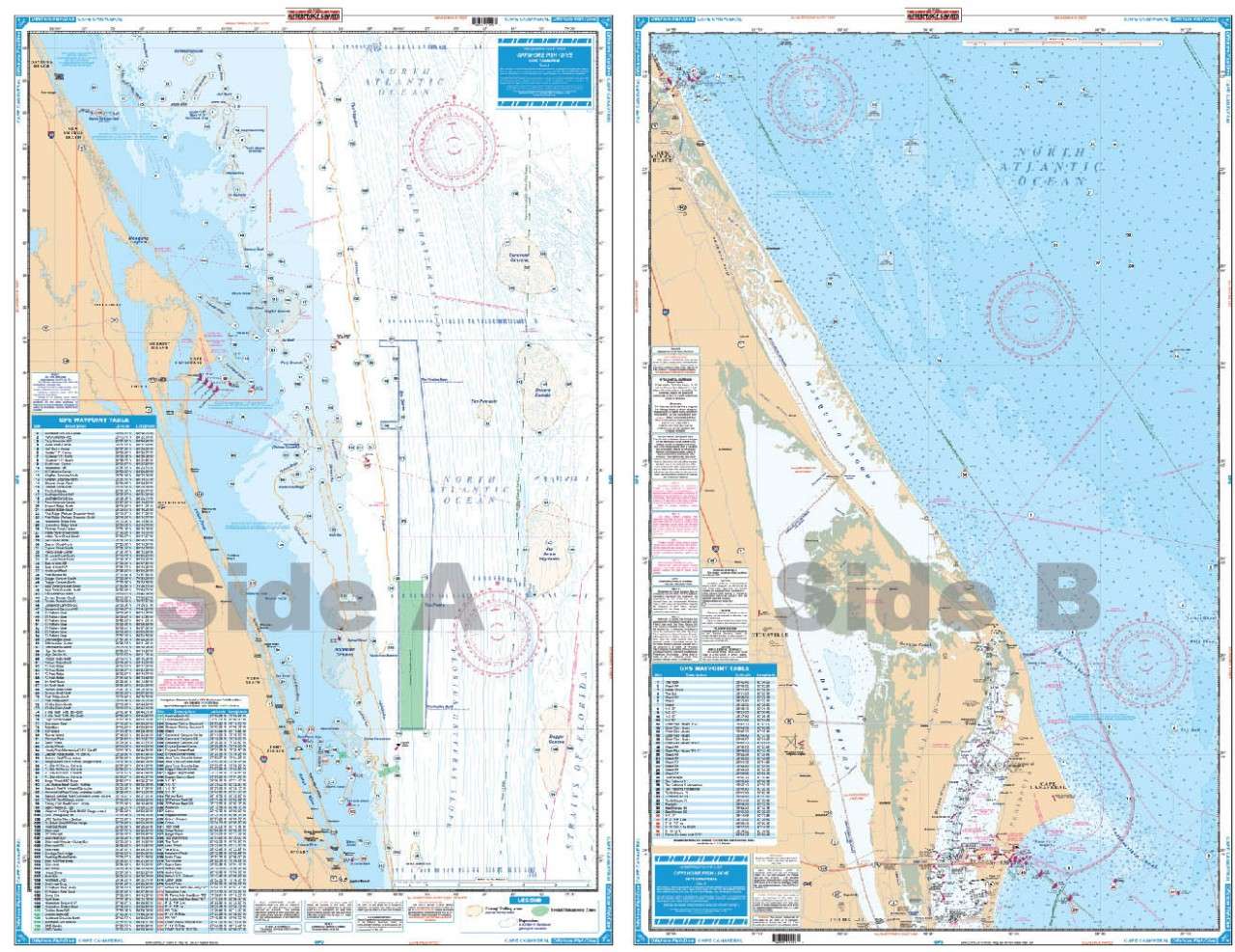 Florida Waterproof Charts – Offshore Fish & Dive