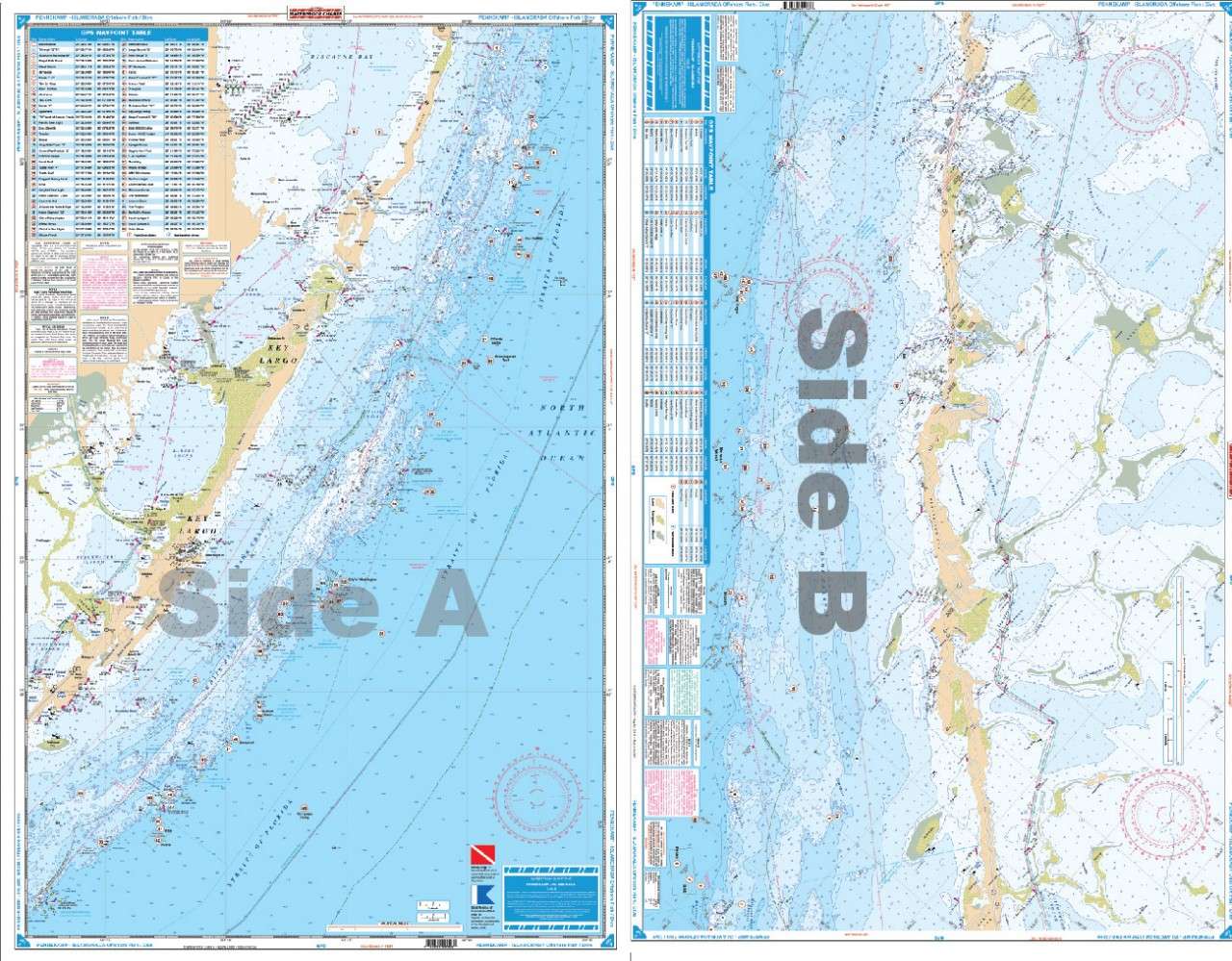 Florida Waterproof Charts – Offshore Fish & Dive