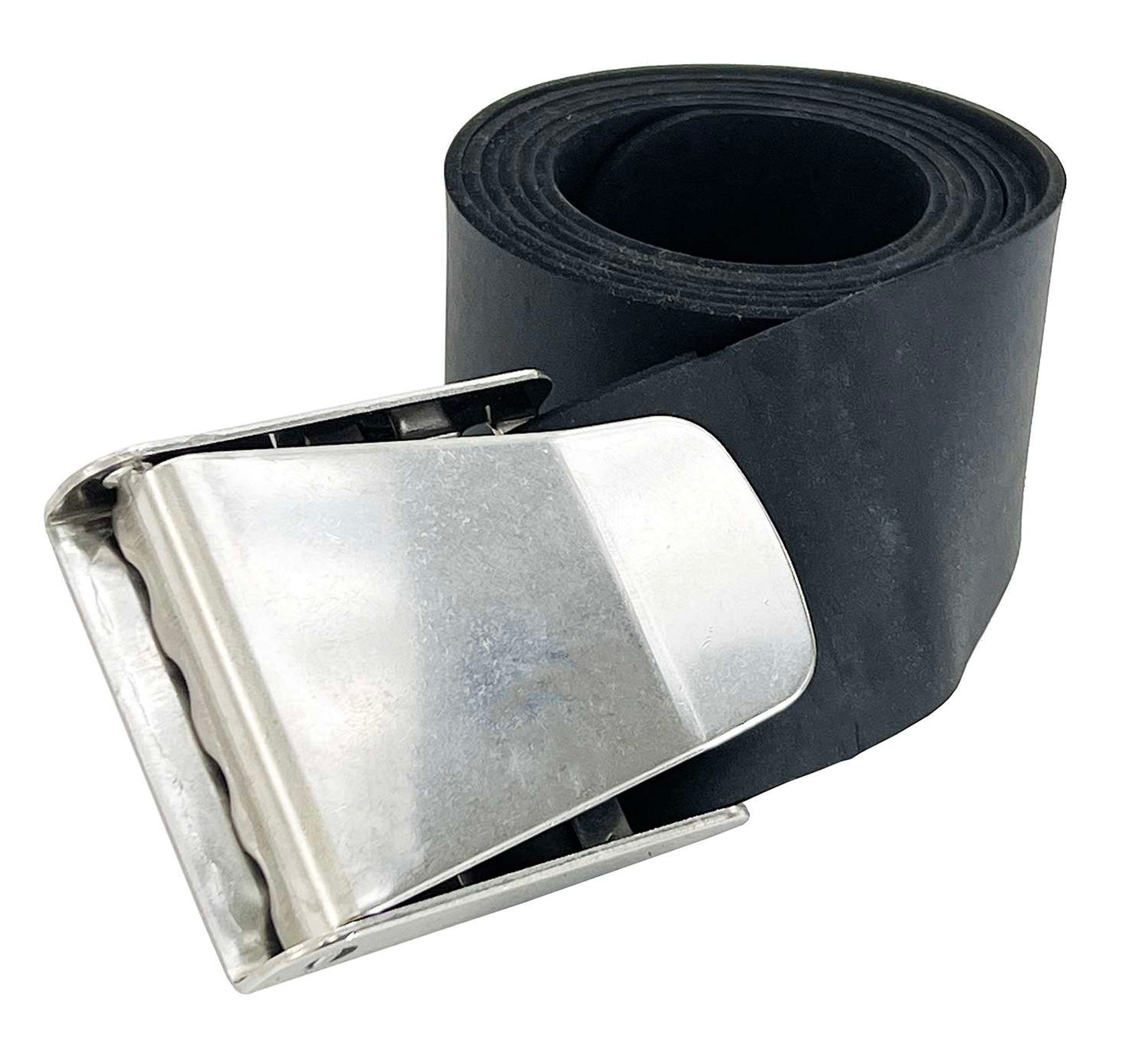 Rubber Weight Belt with Quick Release - Metal Buckle