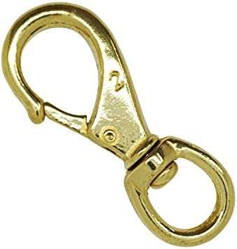 Brass Snapclip With Swivel