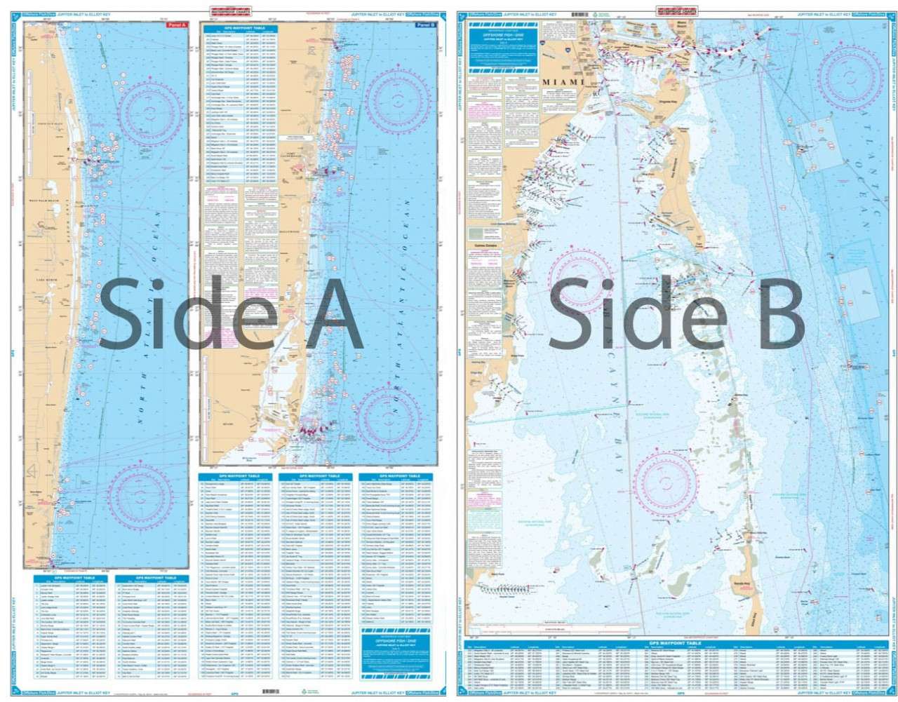 Florida Waterproof Charts – Offshore Fish & Dive