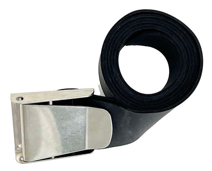 Rubber Weight Belt with Quick Release - Metal Buckle