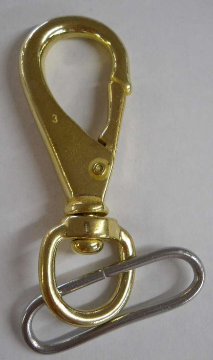 Brass Snapclip With Swivel