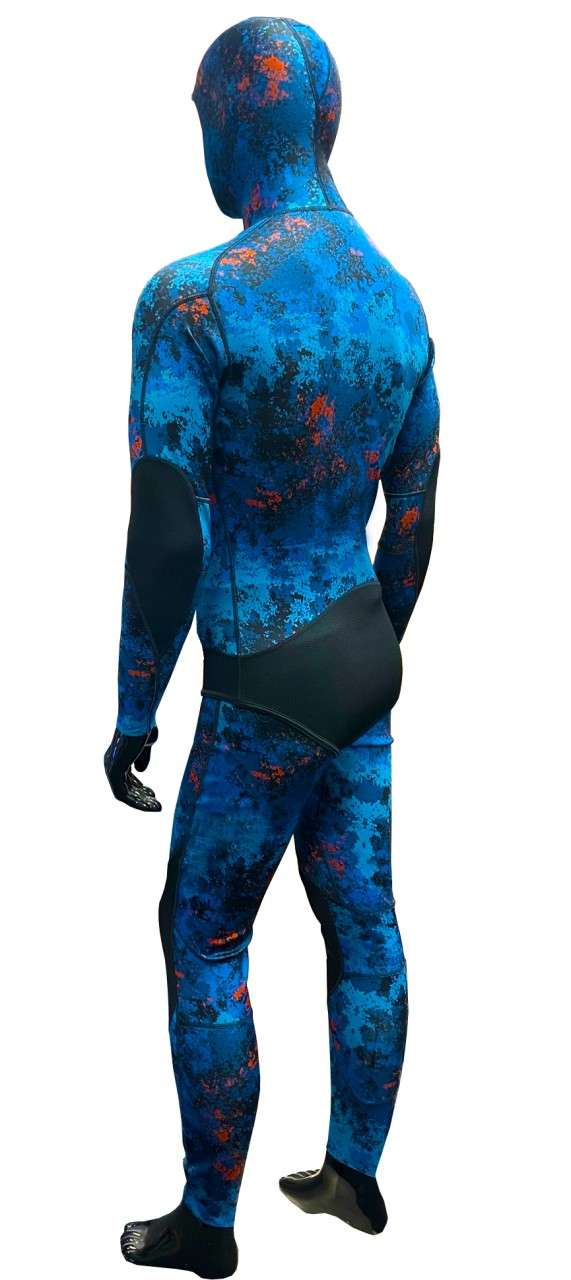 Spearfishing Blue Camo 1mm Wetsuit